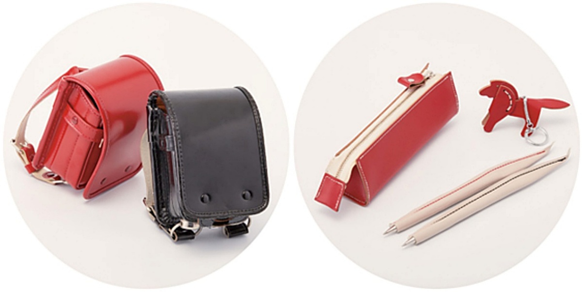 黒川鞄工房のランドセルはミニランドセルや筆箱にリメイクできます。